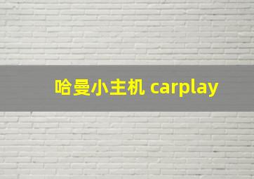 哈曼小主机 carplay